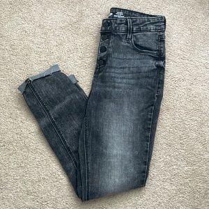 Old Navy Rockstar Super Skinny Black Jeans 6